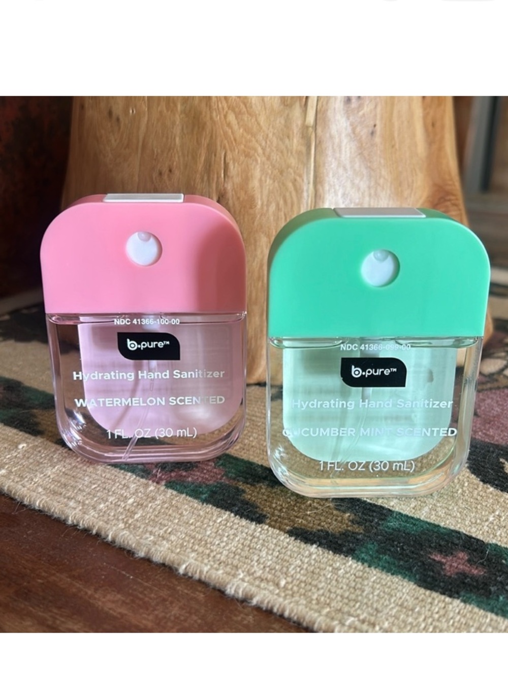 NWT b.pure moisturizing hand sanitizer spray set of 2